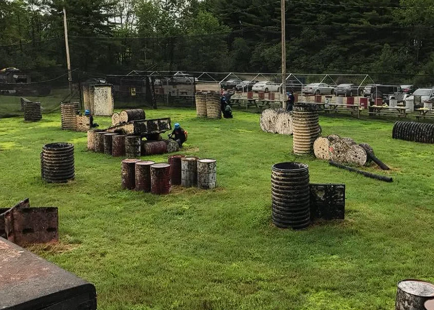 HYPERBALL paintball field at Birch Hill